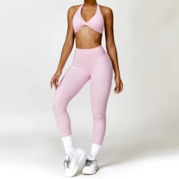 Women Seamless Yoga Set 2PCS Gym Workout Clothes for Female Push Up Bra High Waist Leggings Sexy Fitness Sportswear Sports Suits