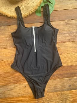 Front Zip Up One Piece Swimsuit Monokini Backless Swimwear One-piece Swimming Suit for Women Summer Trend Beachwear