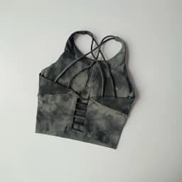Sexy Sports Lingerie Gathering Shockproof Running Suit Training Fitness Bra Tie-dyeing Beauty Back Yoga Vest Suspender Strap