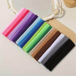 10 Pieces of Women's Elastic Headband, Anti Slip, Sweat Absorbing, Suitable for Yoga, Running, and Sports