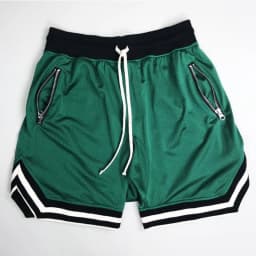 Man Short 2025 Summer Fitness Shorts Men's Quick Drying Mesh Solid Color Hip-Hop Breathable Casual Basketball Pants