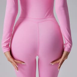 Naked Feel Yoga Unitard with Half Zip, Slimming Dance Bodysuit for Women, Seamless Gym Wear One Piece Workout Suit Spring Autumn