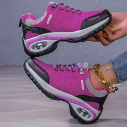 Women Hiking Shoes Outdoor Waterproof Sneakers Fashionable Luxurious Breathable Platform Shoes Anti Slip Camping Women's Shoes