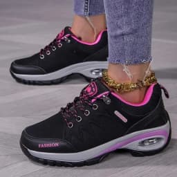 Women Hiking Shoes Outdoor Waterproof Sneakers Fashionable Luxurious Breathable Platform Shoes Anti Slip Camping Women's Shoes