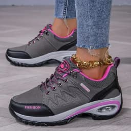 Women Hiking Shoes Outdoor Waterproof Sneakers Fashionable Luxurious Breathable Platform Shoes Anti Slip Camping Women's Shoes