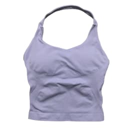 Gym Sports Top Women Seamless Yoga Tank Longline Strappy Top Open Back Bra Sportswear Gym Clothing Running Workout Halter
