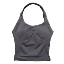 Gym Sports Top Women Seamless Yoga Tank Longline Strappy Top Open Back Bra Sportswear Gym Clothing Running Workout Halter