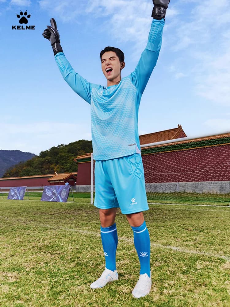 Kelme Goalkeeper Goalkeeper Goalkeeper Clothing Set Football Equipment Long Sleeve Football Clothing Adult Protective Clothing