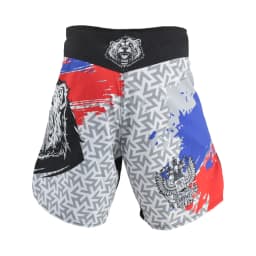 MMA Wolf Geometric Breathable Printing Fighting Shorts Muay Tha Kickboxing Shorts Cheap Sanda Pants Boxing mma Short Men