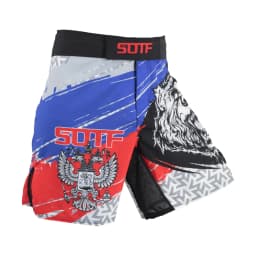 MMA Wolf Geometric Breathable Printing Fighting Shorts Muay Tha Kickboxing Shorts Cheap Sanda Pants Boxing mma Short Men