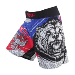 MMA Wolf Geometric Breathable Printing Fighting Shorts Muay Tha Kickboxing Shorts Cheap Sanda Pants Boxing mma Short Men
