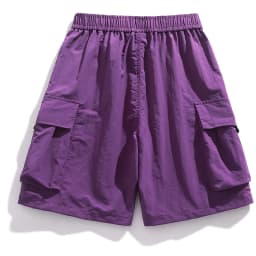Skateboard Shorts Women Summer Casual Loose Shorts With Belt Men Large Pocket Cargo Shorts Breathable Bermuda Straight  Shorts
