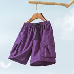 Skateboard Shorts Women Summer Casual Loose Shorts With Belt Men Large Pocket Cargo Shorts Breathable Bermuda Straight  Shorts
