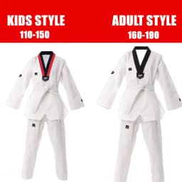 WTF Taekwondo Dobok Clothes Child Adult ITF Karate Suit Taekwondo Uniform Karate Clothes Size XXXL-XXXS