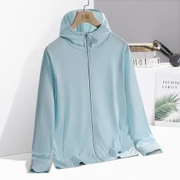 Men's & Women's Summer Running Jacket - Lightweight Sun Protective Coat, UV Hooded Sports Windbreaker, Breathable Quick-Dry Fitn