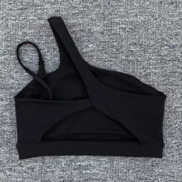 Women Shockproof Sport Bra Women's Beautiful Back Gym Sports Underwear Women Oblique Shoulder Straps Running Fitness Yoga Bra ﻿