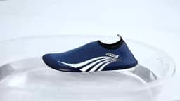 New Beach Shoes Wading Upstream Shoes Non-Slip Water Socks Swimming Shoes Breathable Treadmill Soft Shoes Black Soft Soled