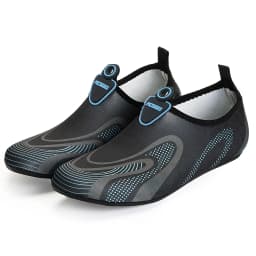 New Beach Shoes Wading Upstream Shoes Non-Slip Water Socks Swimming Shoes Breathable Treadmill Soft Shoes Black Soft Soled