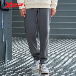 Xtep Knitting Trousers For Men Winter Soft Breathable Pants Trendy Retro Comfortable Bottoms 876429630140