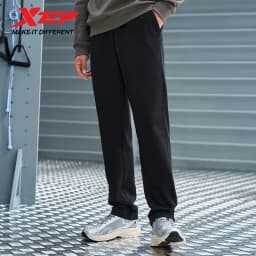 Xtep Knitting Trousers For Men Winter Soft Breathable Pants Trendy Retro Comfortable Bottoms 876429630140