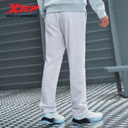 Xtep Knitting Trousers For Men Winter Soft Breathable Pants Trendy Retro Comfortable Bottoms 876429630140
