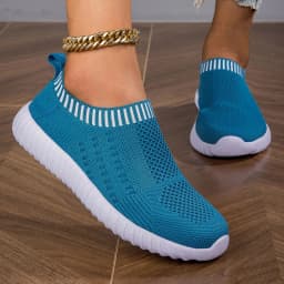 Women Sneakers Flat Bottomed Outdoor Casual Sports Single Shoes Comfortable Summer Mesh Lightweight Vulcanized Walking Shoes
