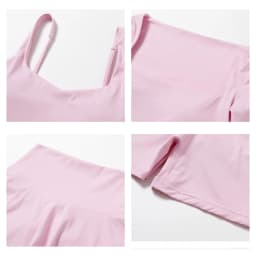 Hearuisavy Summer 2PCS Long Sleeve Gym Set Women Yoga Clothes Quick-Drying Sportswear Running Leggings Workout Sports Crop Top