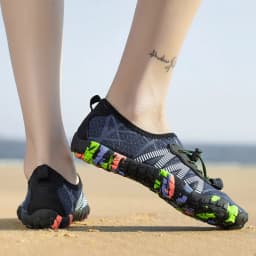Unisex Aqua Shoes Men Women Outdoor Water Shoes Breathable Beach Quick-Dry Hiking Sneakers Five-Finger Wading Footwear Sports