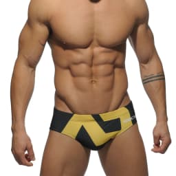 Men's Swimsuit Bikini Briefs Sexy Letter Print Swimwear Beach Shorts Boxer Swim Trunks Pants Quick Dry Bathing Suit Beachwear