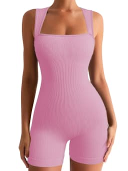 Women's Backless Sleeveless Bodycon Streetwear Romper Playsuit One Piece Fashion Fitness Yoga Quick Drying Breathable Jumpsuits