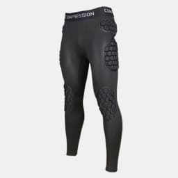 Men Soccer Goalkeeper Training Pants EVA Thicken Sponge Protection Mens Football Rugby Knee Hip Pad Trousers Long Pant Leggings