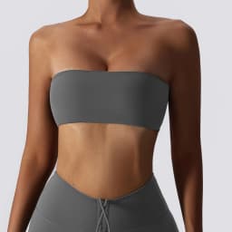 Ctenkevet New Summer Strapless Bra Woman Yoga Bra Gym Sports Underwear Female Tube Top Sports Bra Gym Bra Women Fitness Crop Top
