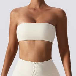 Ctenkevet New Summer Strapless Bra Woman Yoga Bra Gym Sports Underwear Female Tube Top Sports Bra Gym Bra Women Fitness Crop Top