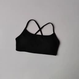 Women's Solid Color Fitness Bra Soft Cross Back Gym Sports Top with Chest Pad Push-Up Yoga Vest Sport Bra Yoga Gym Crop Top