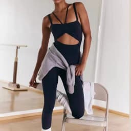 Sexy Hollow Scrunch Women Gym Sport Jumpsuit Raises Butt Female Yoga Fitness Overalls Outfits High Intensity Training Gym Romper