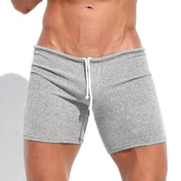 Summer Men's Shorts Casual Breathable Drawstring Shorts Solid-color Running And Sports Shorts Surfing Beach Vacation 2025 New