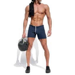 Summer Men's Shorts Casual Breathable Drawstring Shorts Solid-color Running And Sports Shorts Surfing Beach Vacation 2025 New