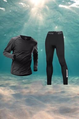 Men's swimsuit full body sun protection long sleeve short sleeve pants Boys swim shorts long pants swim top surf snorkeling beac