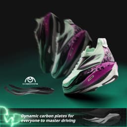 361 Degrees Flame 5 Men's Running Shoes Breathable Stable Rebound Carbon Plate Grippy Durable Marathon Male Sneakers 672612213