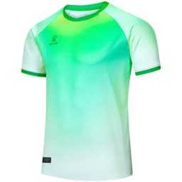 Kelme Men's Football Jacket Quick Drying Breathable Sports Short Sleeve Thin Outdoor Running Round Neck Training Suit