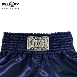 FLUORY Muay Thai Shorts Solid Color Embroidered Soft and Comfortable Training Shorts Men's Fighting Women's MMA Boxing Shorts