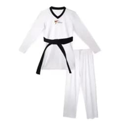 New Regulations Taekwondo Sportswear Fast Dry Tight Fitting Elastic Training Clothing Breathable Comfortable and of Good Quality