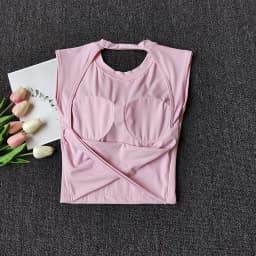 Women Sports Bra Top Push Up Sexy Beauty Back Fitness Yoga Bra T-Shirts Sport Tops For Women Breathable Running Vest Gym Wear