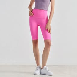 SOISOU Nylon Women's Shorts Gym Yoga Cycling Shorts High Waist Elastic Breathable No T Line Fitness Womens Clothing 24 Colors