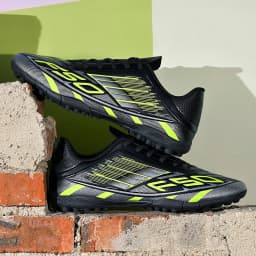 Premium Cushioned IC Indoor Football Cleats, Shock‑Absorbing Rubber Flat Sole, Comfort Fit for Adult 5‑A‑Side Indoor Training