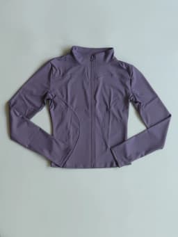 Fitfemme Women's Slim Fit Sports Jacket - High Neck, Full Zip, Long Sleeve, Multiple Colors for Yoga & Workout