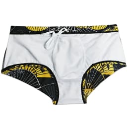 UXH Brand Men's Swimwear short With Push-Up Black Trunks Boxer Hi-Q Sexy Men Breathable Swim Suit Speed Matching Beach Shorts