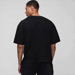 Oversized Boxy Fit Dropped Shoulders Running T-shirts Mens Cotton Heavyweight Half Sleeve Sports T Shirts Casual Gym Clothing