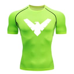 Summer Short Sleeve Compression Shirt Men Sports Top Running T Shirt Quick Dry Gym Workout Clothing Sun Protection Long Sleeve