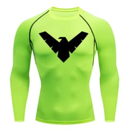 Summer Short Sleeve Compression Shirt Men Sports Top Running T Shirt Quick Dry Gym Workout Clothing Sun Protection Long Sleeve